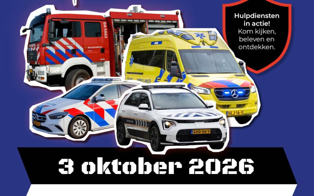 Maak kennis met politie, brandweer en andere hulpdiensten tijdens de Veiligheidsdag